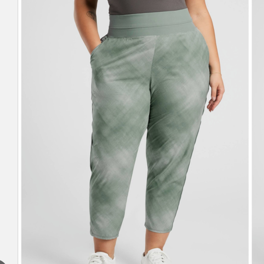 Athleta Nolita slim tapered printed crop pants - Picture 1 of 7